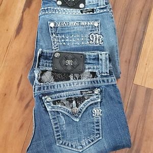 Miss Me Boot and Skinny Denim Jeans